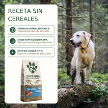 Pienso Grain Free de Salmón y Atún Savanna (Hipoalergénico)