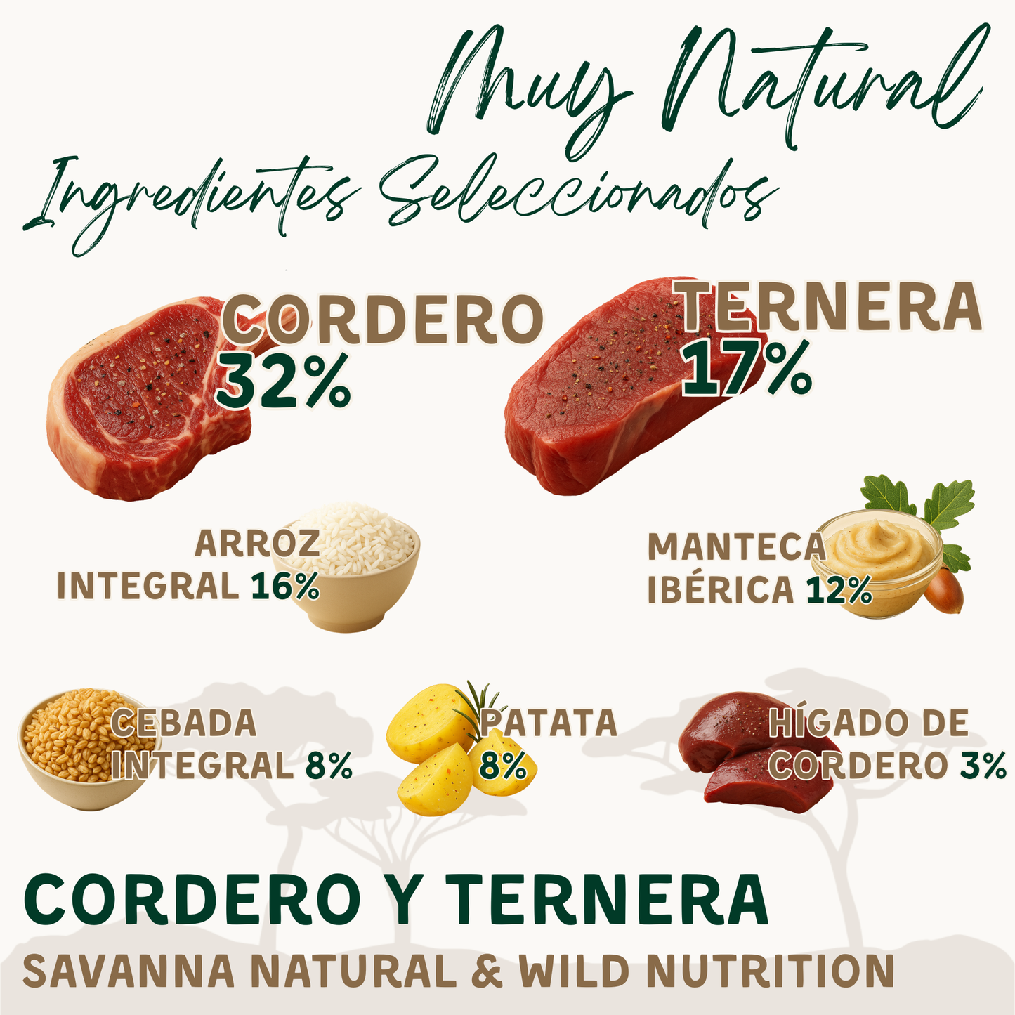 Pienso Cordero y Ternera Savanna