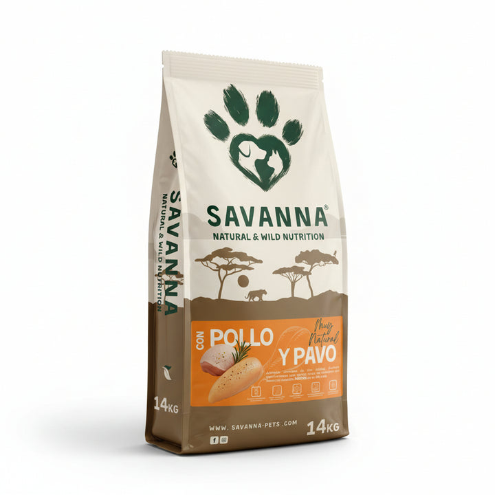 Pienso de Pollo y Pavo Savanna